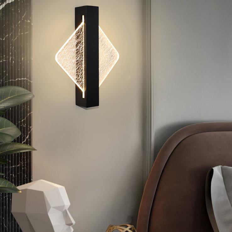 Kreative Acryl Riss Design LED Wandleuchte Lampe