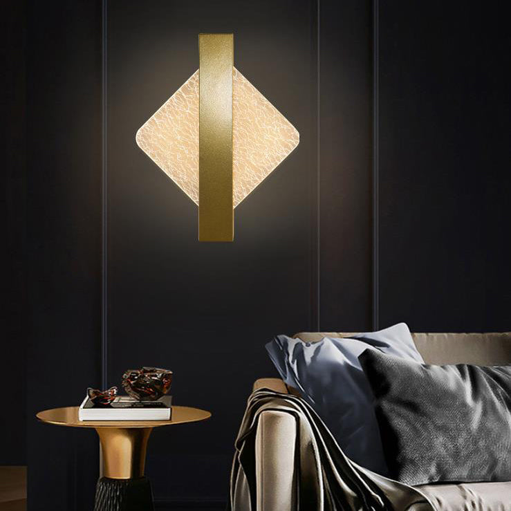 Kreative Acryl Riss Design LED Wandleuchte Lampe
