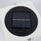 Solar Butterfly Rose Muster Hohle Säule LED Außen wasserdichte dekorative Lampe