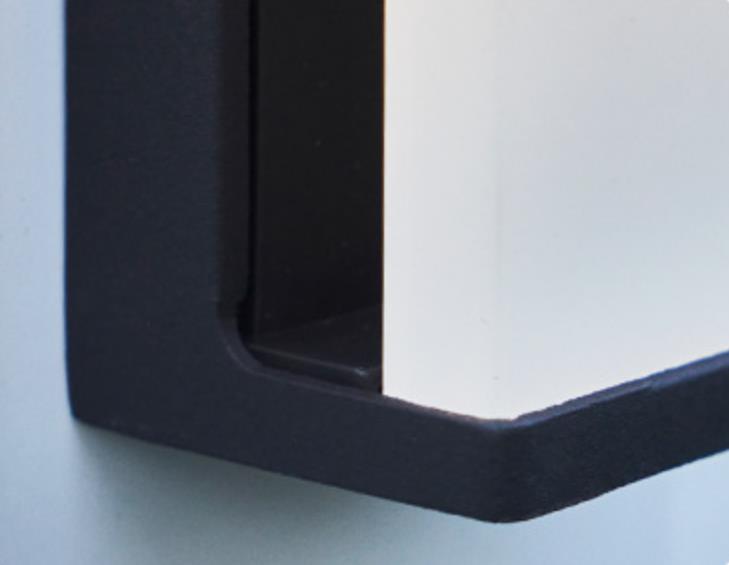 Frendorf | SolAura Frosted Glas Außenleuchte | Solar LED Wandleuchte | Wasserdicht & Energiesparend
