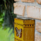 Frendorf | SolarForge Retro Solar Wandlampe | Quadratisches Box-Design | Aged Iron | LED Outdoor Beleuchtung