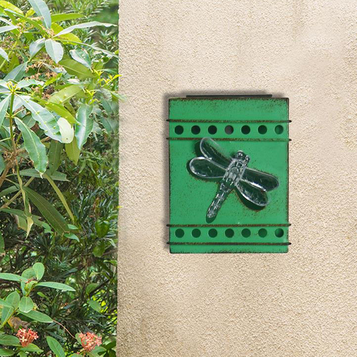 Frendorf | SolarForge Retro Solar Wandlampe | Quadratisches Box-Design | Aged Iron | LED Outdoor Beleuchtung