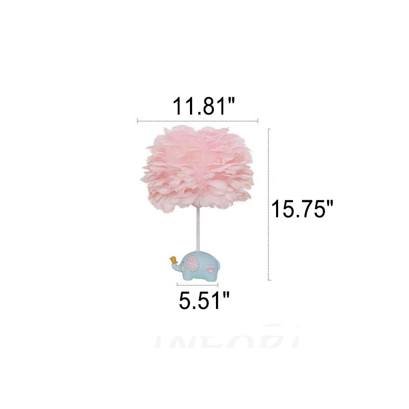 Frendorf | DreamaFeather Kinder Tischlampe | Kreatives Design | Einhorn & Tiermotive | Nachtlicht & Dekoration