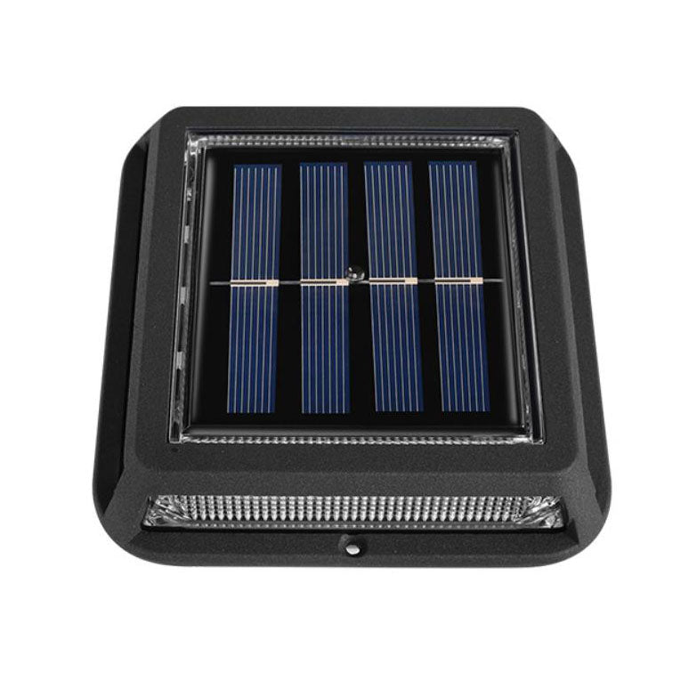 Frendorf | EcoVerta Solar LED Leuchte | Quadratisch & Wasserdicht | Für Garten, Balkon & Außenbereich