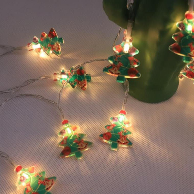 Frendorf | HoliGlow LED Lichterkette | Weihnachtsdeko | Batteriebetrieben | Warmes Licht & Festliche Designs