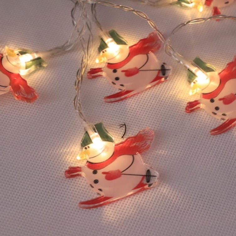 Frendorf | HoliGlow LED Lichterkette | Weihnachtsdeko | Batteriebetrieben | Warmes Licht & Festliche Designs