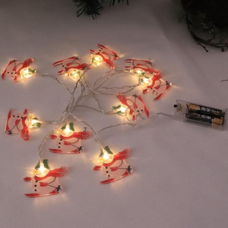 Frendorf | HoliGlow LED Lichterkette | Weihnachtsdeko | Batteriebetrieben | Warmes Licht & Festliche Designs