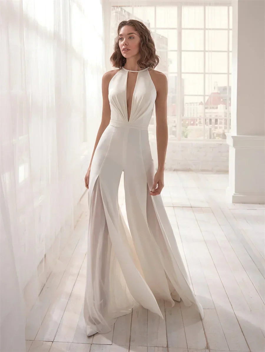 Frendorf | Eleganter Jumpsuit mit V-Ausschnitt