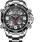 Frendorf | ChronoElite | Herrenarmbanduhr | Stilvoll und Militärisch | Wasserdicht und Luxus
