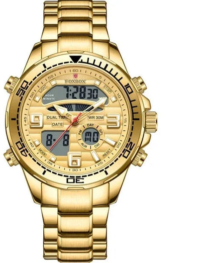 Frendorf | ChronoElite | Herrenarmbanduhr | Stilvoll und Militärisch | Wasserdicht und Luxus