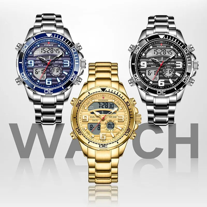 Frendorf | ChronoElite | Herrenarmbanduhr | Stilvoll und Militärisch | Wasserdicht und Luxus