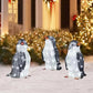 Festliche Pinguin-Lichtanzeige