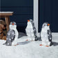 Festliche Pinguin-Lichtanzeige