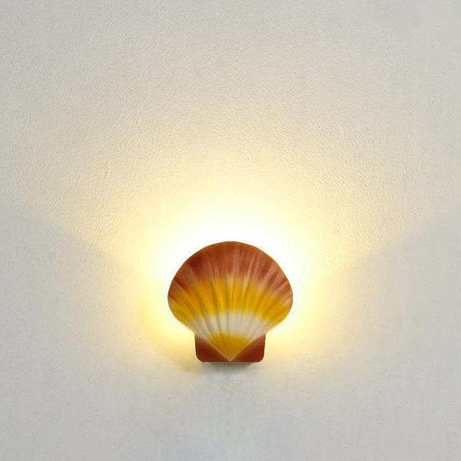 Frendorf | ShellBright LED Wandleuchte | Kreatives Muscheldesign | Aluminium | Wasserdicht | Außenbeleuchtung
