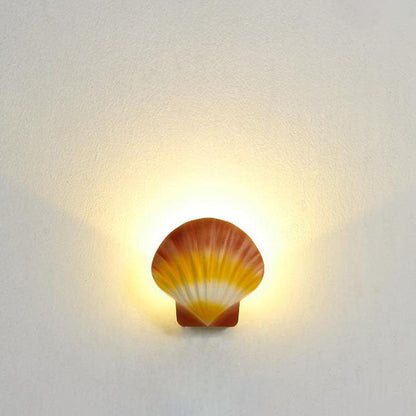 Frendorf | ShellBright LED Wandleuchte | Kreatives Muscheldesign | Aluminium | Wasserdicht | Außenbeleuchtung