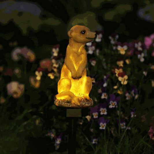 Solar Outdoor Faultier Design LED Garten Rasen Boden Einsatz Landschaft Licht