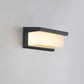 Modern Minimalist Solar Rechteck PC LED Außen Wandleuchte Lampe Für Außenpatio