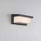 Modern Minimalist Solar Rechteck PC LED Außen Wandleuchte Lampe Für Außenpatio