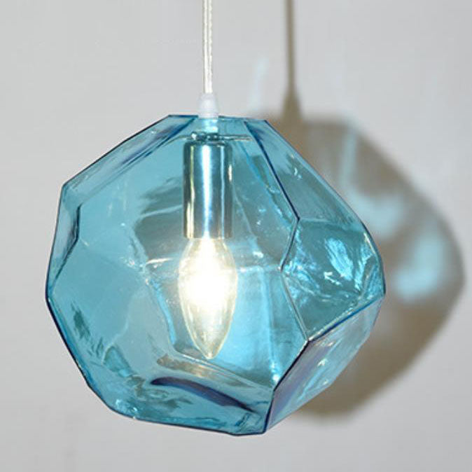 Frendorf | Glasvara Pendelleuchte | Modernes Glasdesign | Unregelmäßige Form | Wohnzimmerlicht