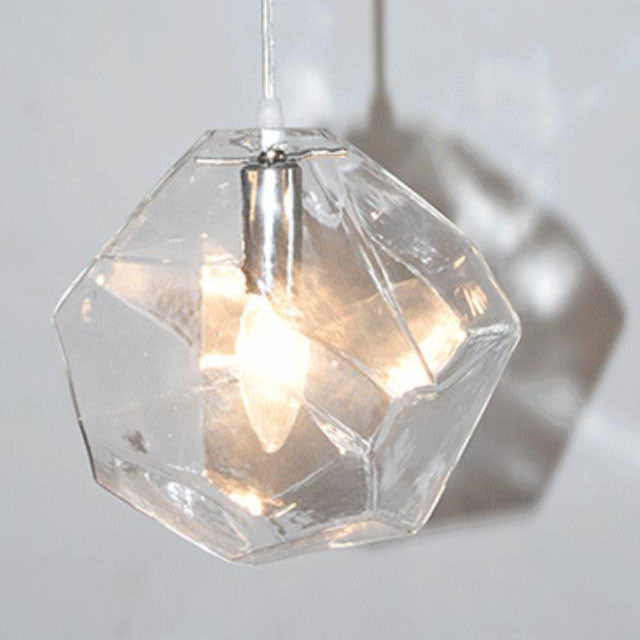 Frendorf | Glasvara Pendelleuchte | Modernes Glasdesign | Unregelmäßige Form | Wohnzimmerlicht