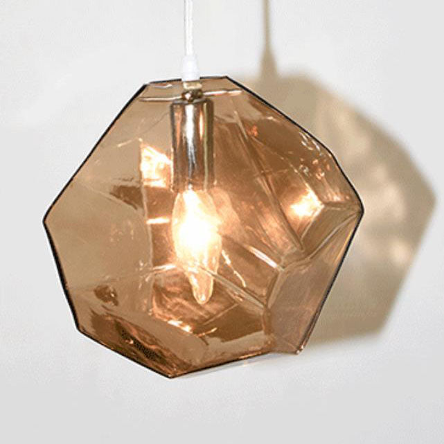 Frendorf | Glasvara Pendelleuchte | Modernes Glasdesign | Unregelmäßige Form | Wohnzimmerlicht