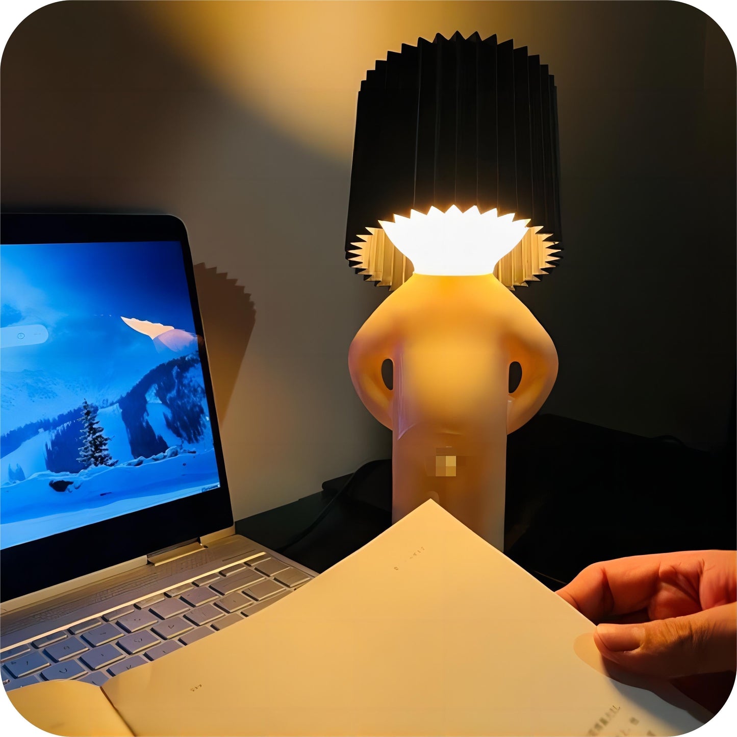 Lustige kabellose Lampe | Lange Batterielebensdauer - Milla