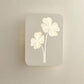 Modern Simplicity Iron Acrylic Rectangular Four-Leaf Clover Square Love Heart LED Wall Sconce Lamp For Bedside