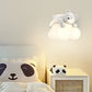Frendorf | CuddleBright LED Wandleuchte für Kinder | Dimmbare Helligkeit | Bär & Hase Design | Nordic Stil