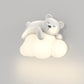 Frendorf | CuddleBright LED Wandleuchte für Kinder | Dimmbare Helligkeit | Bär & Hase Design | Nordic Stil
