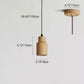 Frendorf | LumeWood Zylinder Pendelleuchte | Kleines Holzdesign | 1-Licht | Minimalistisches Design | Für Zuhause und Büro