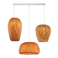 Frendorf | BambooHaven Hängeleuchte | Rustikaler Stil | Handgefertigt | Umweltfreundliche Bambuslampe | Dekorative Pendelleuchte