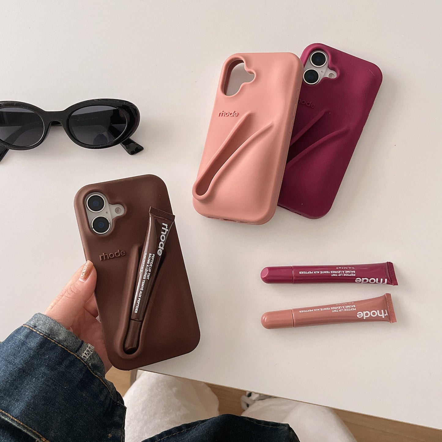 Frendorf |  3D Silikon Lippenstift Handyhülle für iPhone