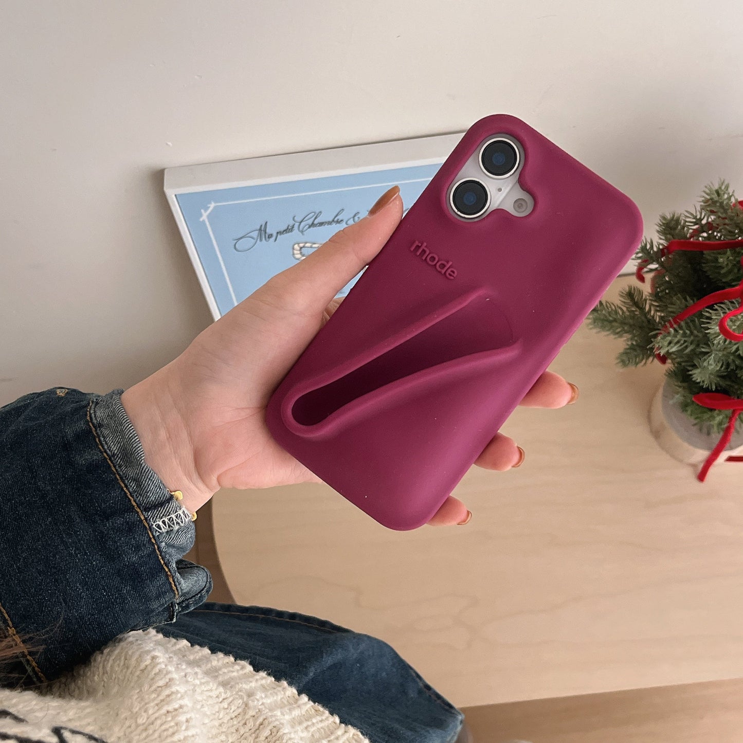 Frendorf |  3D Silikon Lippenstift Handyhülle für iPhone