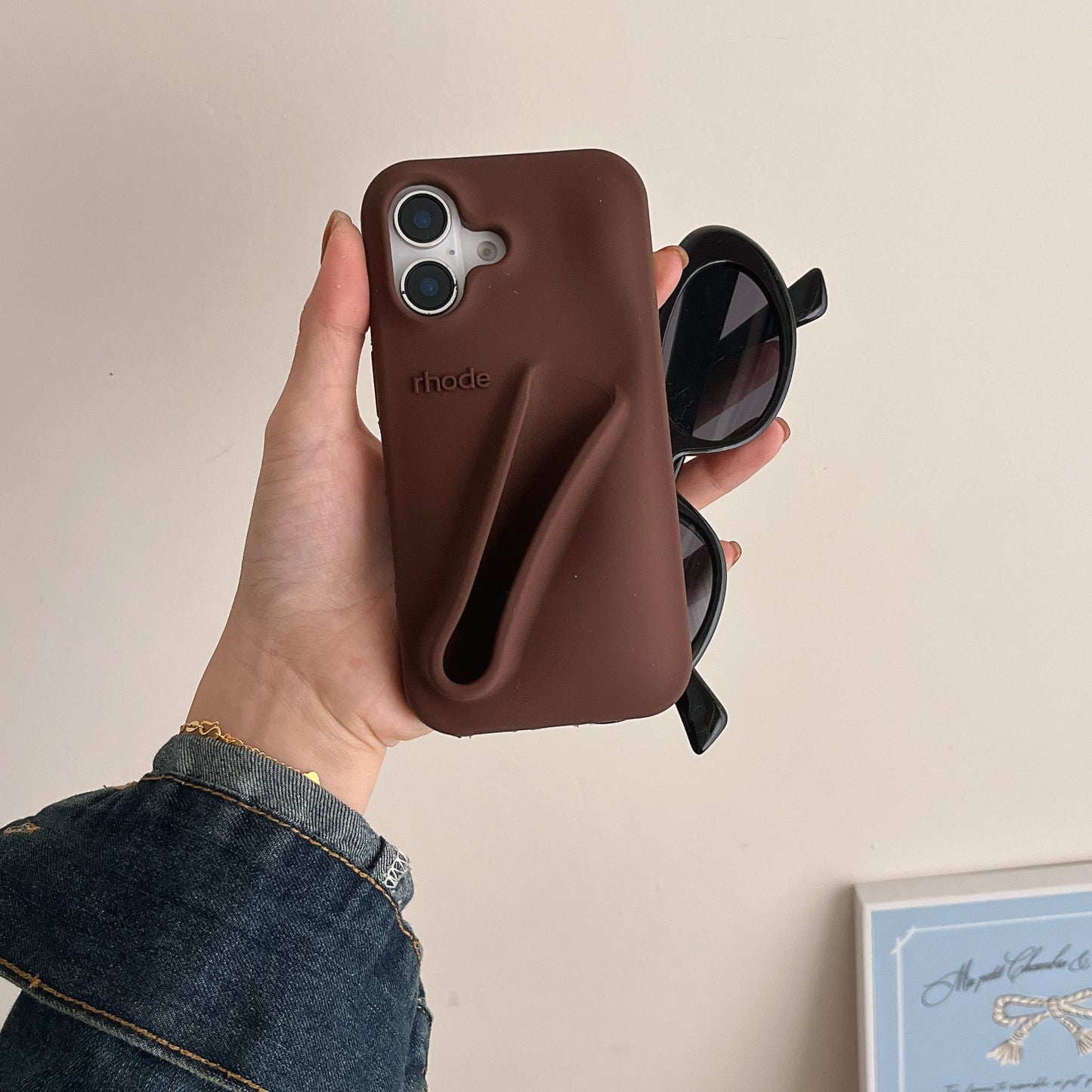 Frendorf |  3D Silikon Lippenstift Handyhülle für iPhone