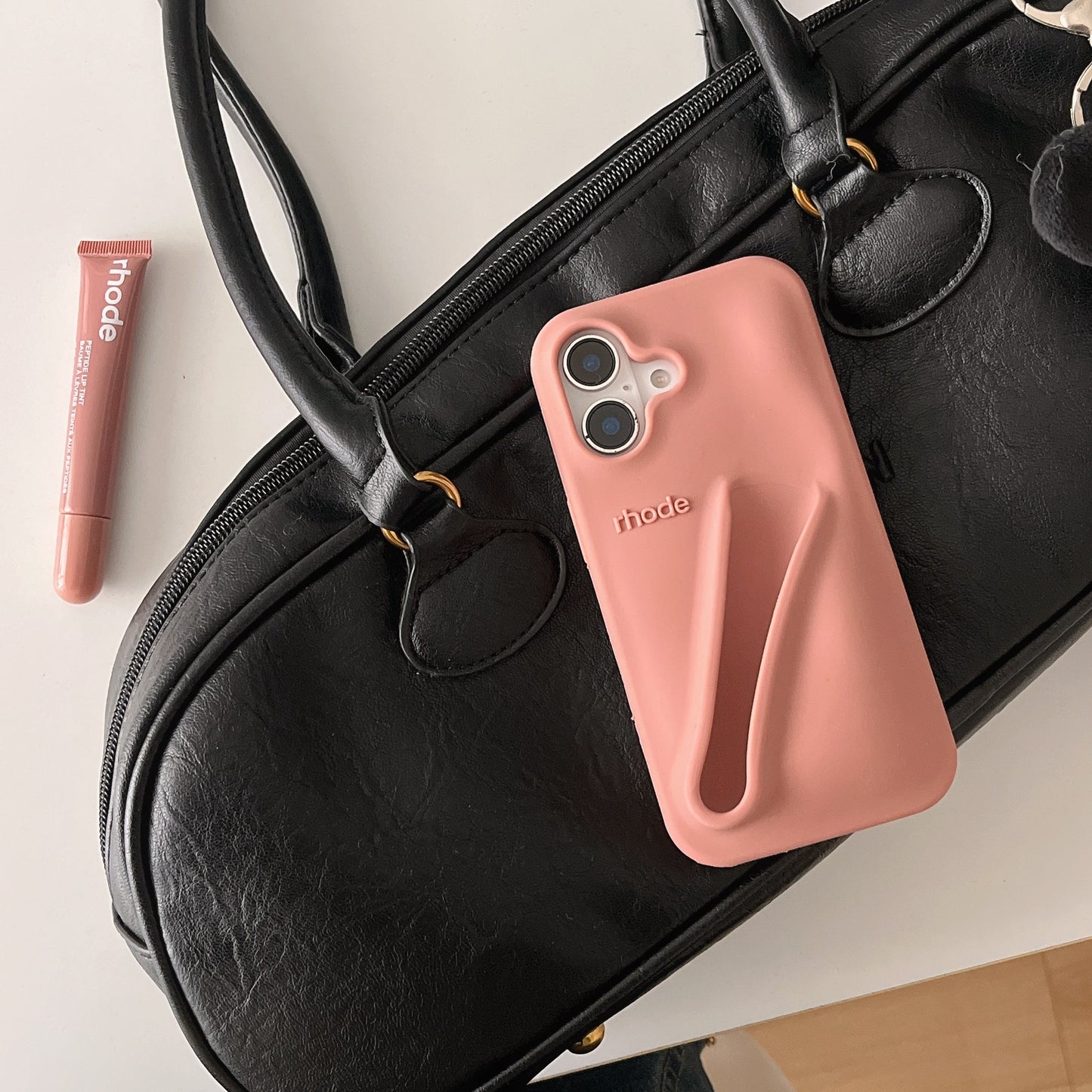 Frendorf |  3D Silikon Lippenstift Handyhülle für iPhone