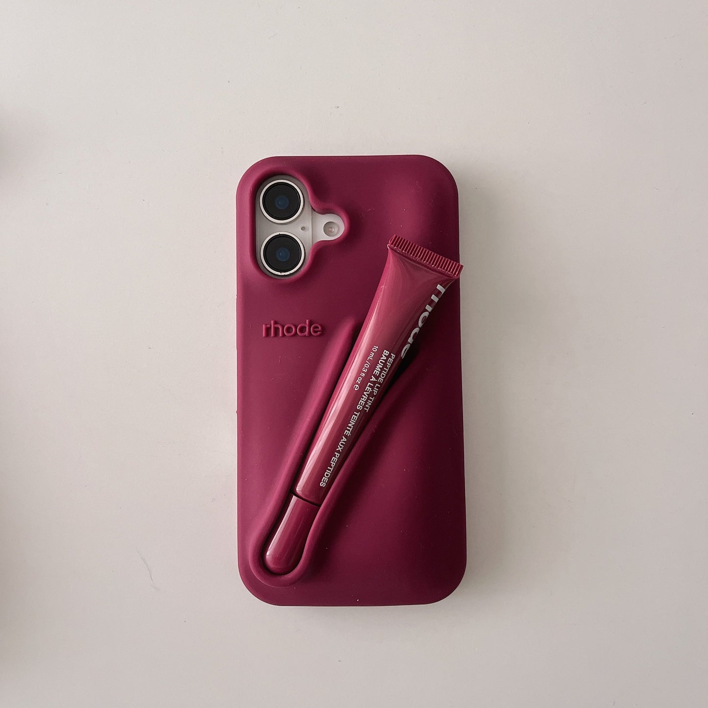 Frendorf |  3D Silikon Lippenstift Handyhülle für iPhone