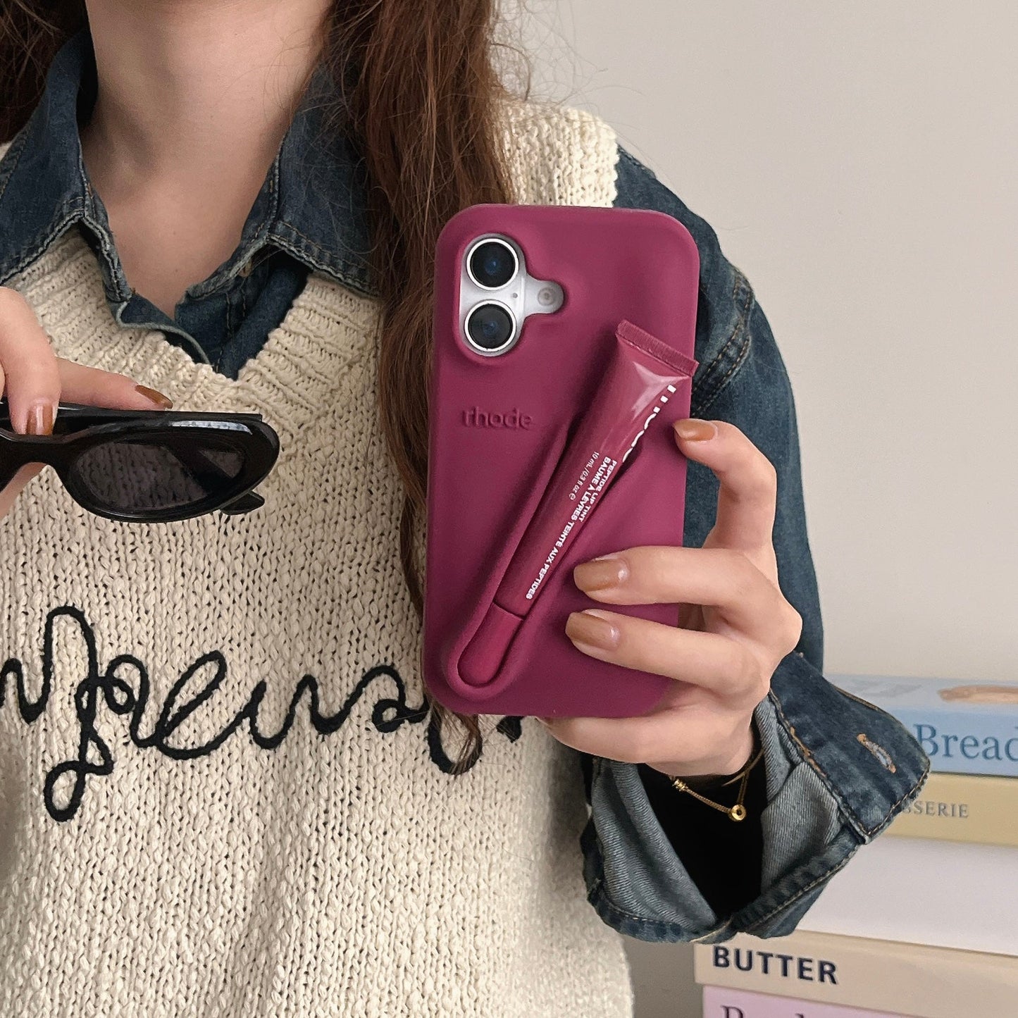 Frendorf |  3D Silikon Lippenstift Handyhülle für iPhone