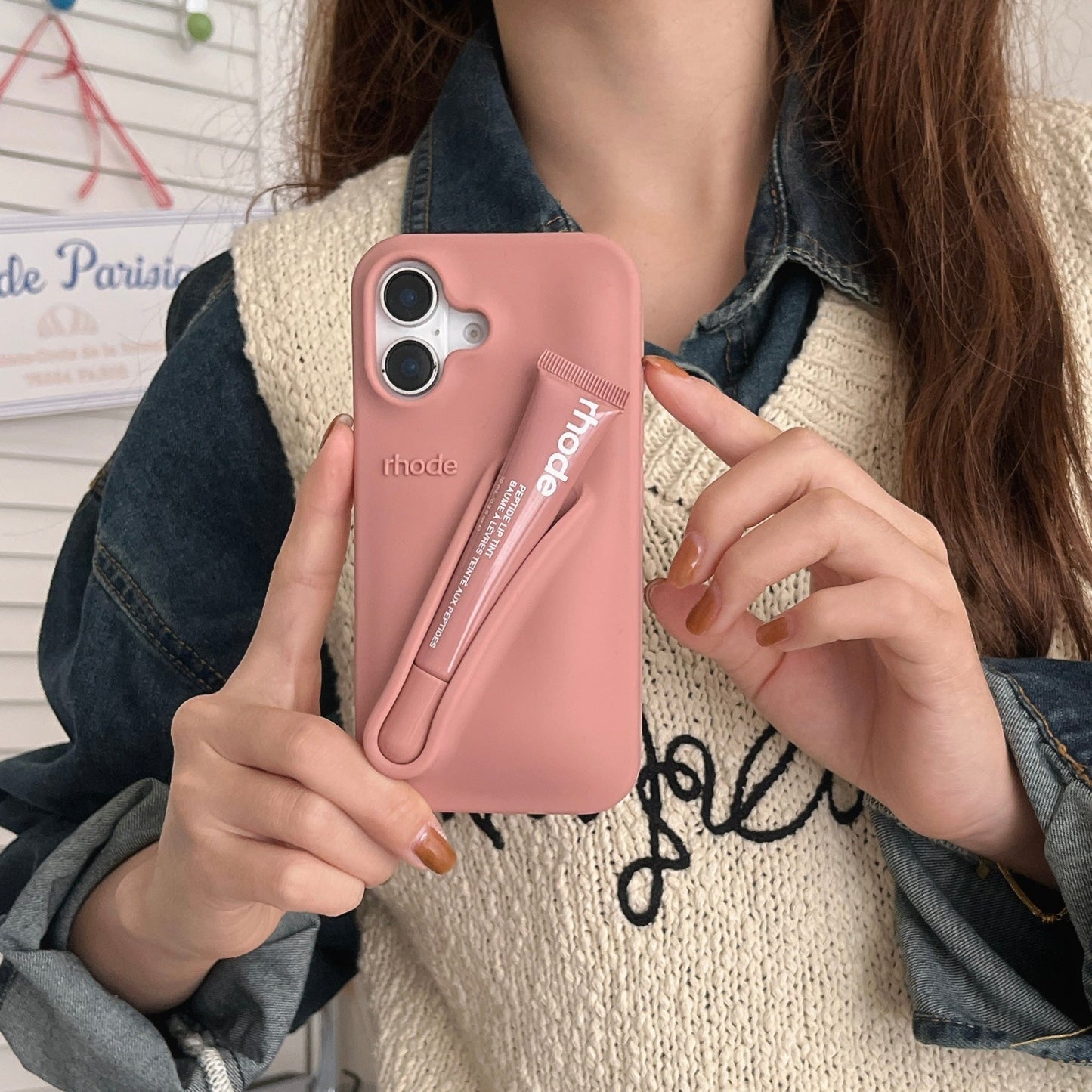 Frendorf |  3D Silikon Lippenstift Handyhülle für iPhone