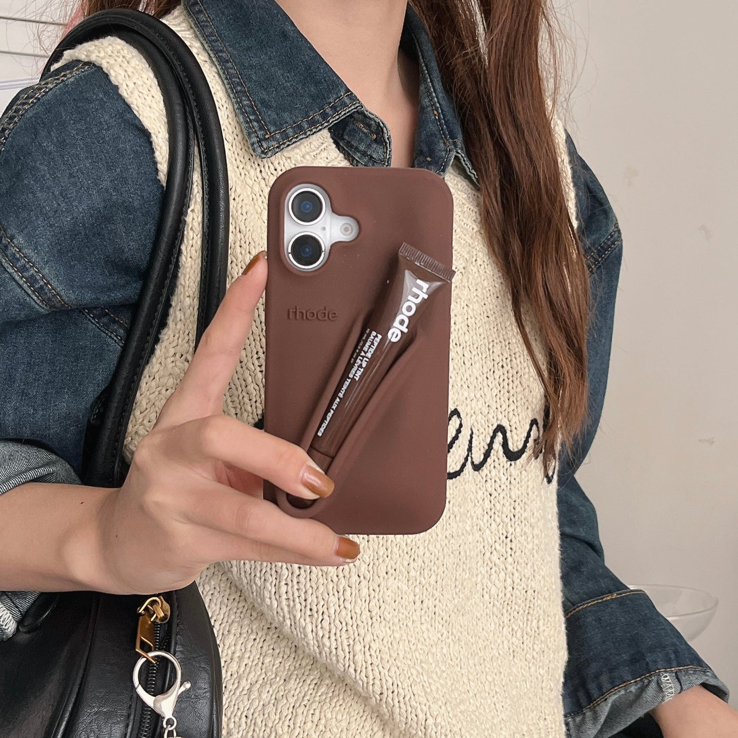Frendorf |  3D Silikon Lippenstift Handyhülle für iPhone