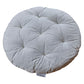 Frendorf | Solid Circular Chair Pad 40x5cm - Bequemes Baumwollkissen für stilvolle und unterstützende Sitzgelegenheiten
