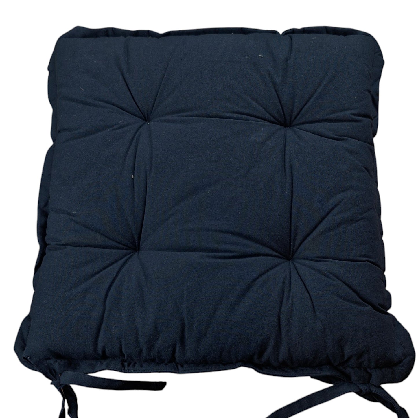 Frendorf | Basic Stuhlkissen 40x40x5cm 100% Baumwolle - Weiches und Bequemes Sitzkissen für Esszimmerstühle und Bürostühle - Maschinenwaschbar