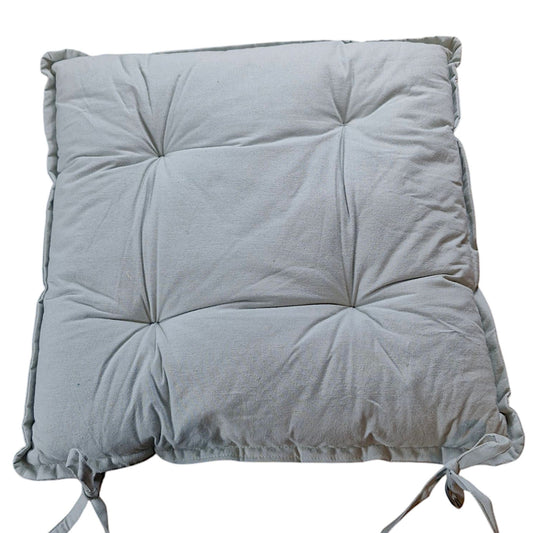 Frendorf | Basic Stuhlkissen 40x40x5cm 100% Baumwolle - Weiches und Bequemes Sitzkissen für Esszimmerstühle und Bürostühle - Maschinenwaschbar