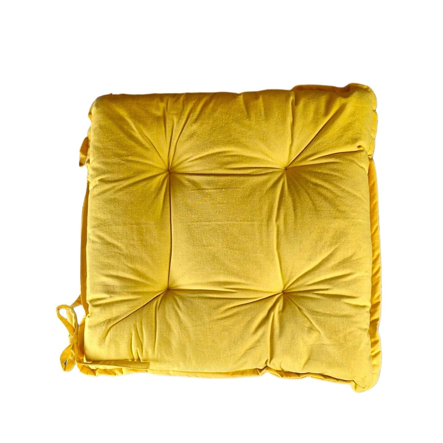 Frendorf | Basic Stuhlkissen 40x40x5cm 100% Baumwolle - Weiches und Bequemes Sitzkissen für Esszimmerstühle und Bürostühle - Maschinenwaschbar