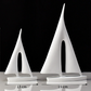 Frendorf | NautiCraft Segelboot Figurine | Maritime Deko für Zuhause | Elegante Segelschiff Dekoration