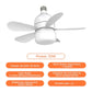 Frendorf | 2-in-1 LED Deckenventilator Licht mit Fernbedienung, E27/B22 Sockel