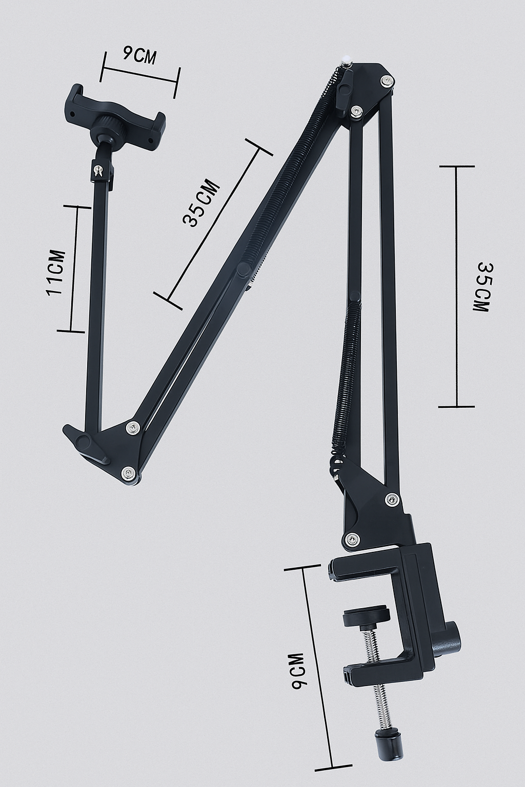 Frendorf | Bettina – Verstellbare Tablet-Halterung für Bett, Schreibtisch & Couch | Ergonomisch & Universelle Passform