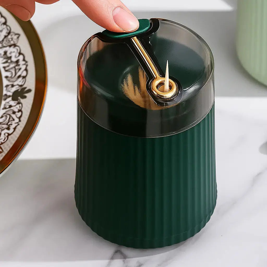 Frendorf | Automatischer Zahnstocher-Spender – Sauber, praktisch & mit Pop-up-Mechanik