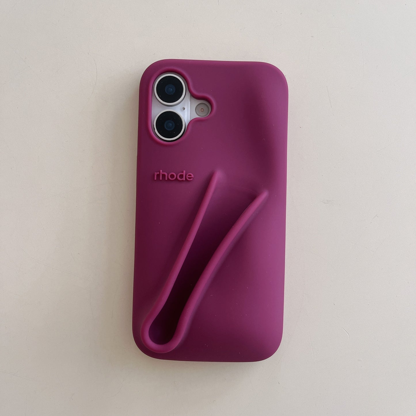 Frendorf |  3D Silikon Lippenstift Handyhülle für iPhone