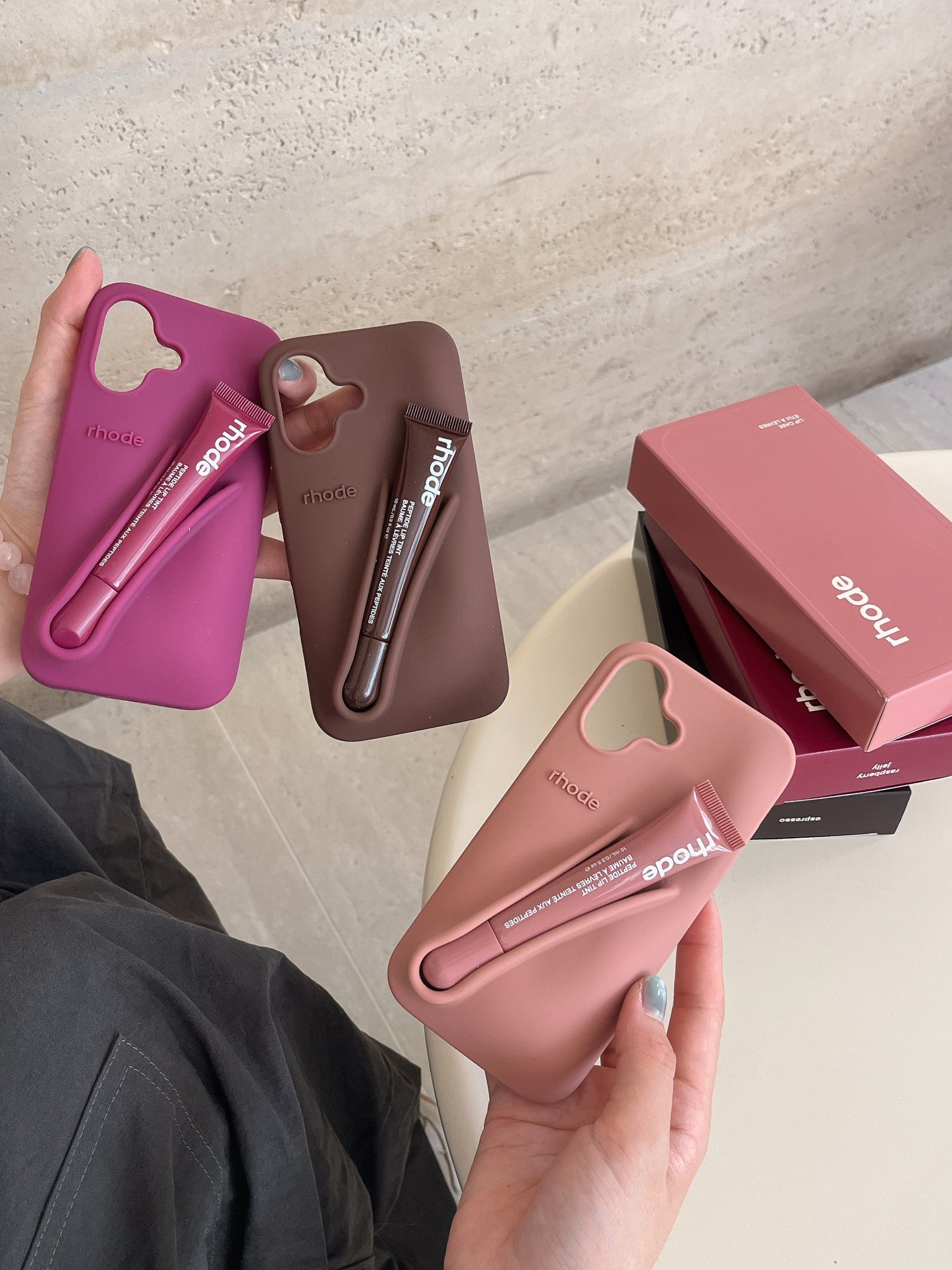Frendorf |  3D Silikon Lippenstift Handyhülle für iPhone