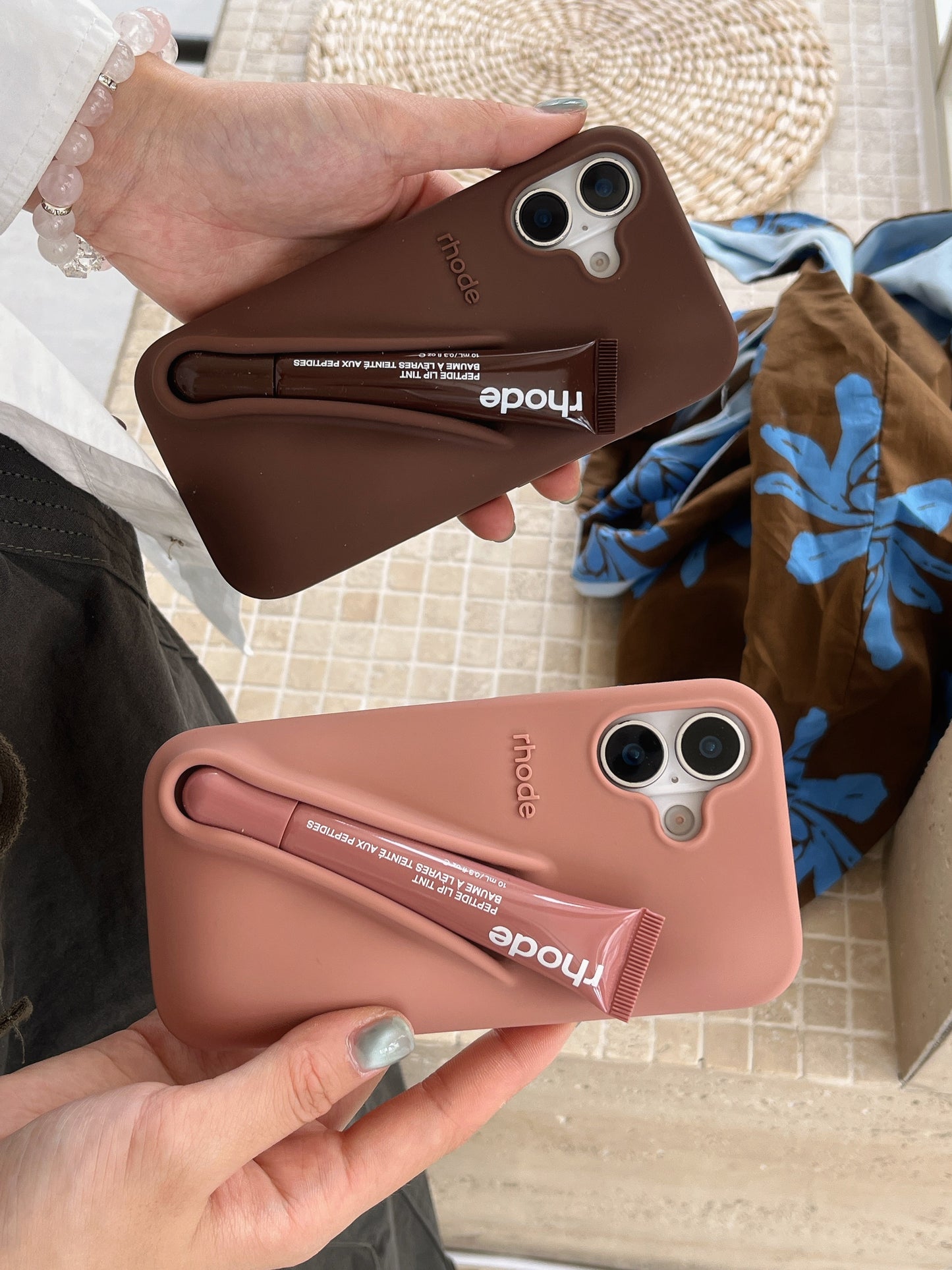 Frendorf |  3D Silikon Lippenstift Handyhülle für iPhone